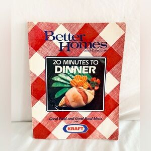 Vintage Better Homes & Gardens “20 Minutes to Dinner” Cookbook